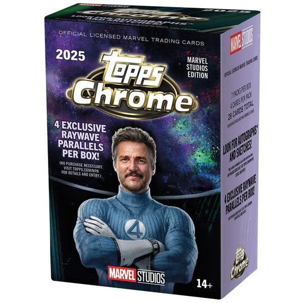 Topps Value Box 2025 Marvel Studios Chrome Generic Marvel