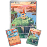 Victini promo Illustration Collection Fulgor Negro y Llama Blanca | POKÉMON | Español