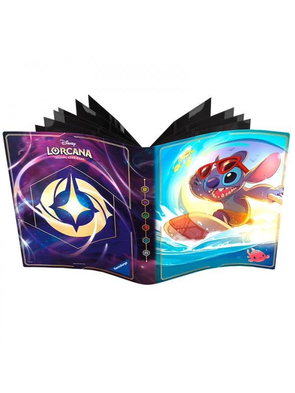 Album Stitch Lorcana | 64 Cartas + 8 Jumbos | Binder Disney