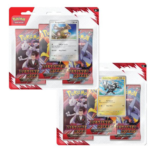 Blister 3 Sobres Destined Rivals | POKÉMON | Inglés