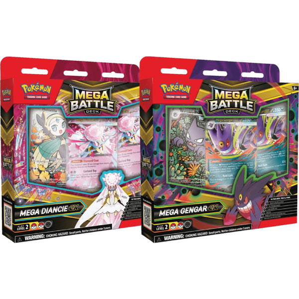 Baraja Mega Combate | Mega Diancie EX y Mega Gengar EX | POKÉMON | Español