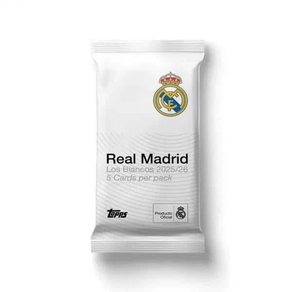 Sobre Topps Hobby Box Los Blancos  Real Madrid 2026