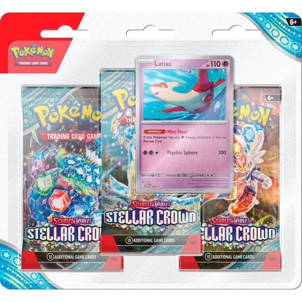 Blister 3 Sobres Stellar Crown | POKÉMON | Inglés