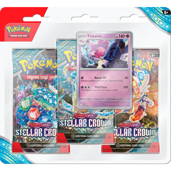 Blister 3 Sobres Stellar Crown | POKÉMON | Inglés